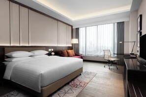 Hypo-allergenic bedding, down comforters, in-room safe, soundproofing - Courtyard by Marriott Suzhou Mudu (Suzhou)