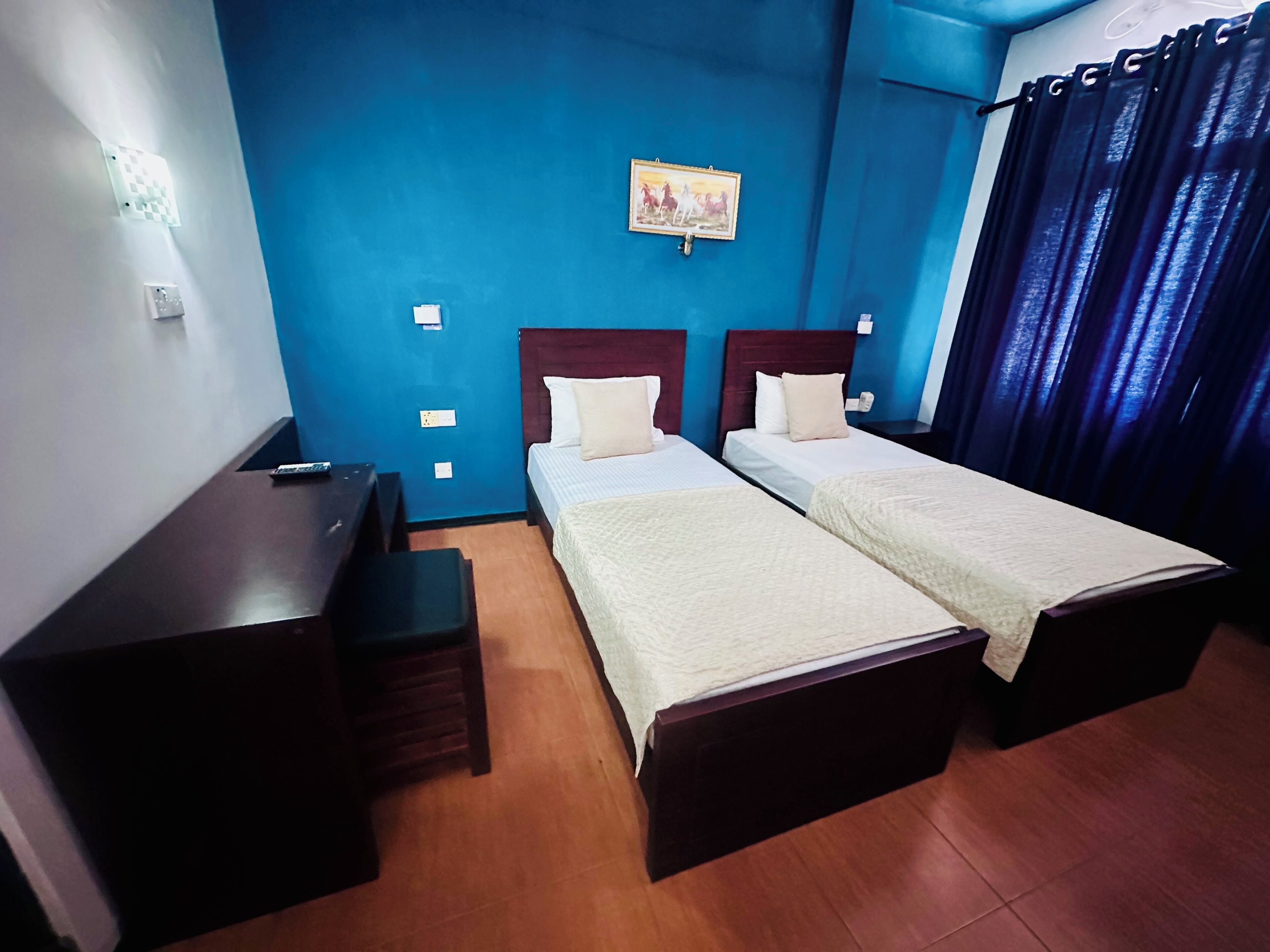 Premium Double Room | Desk, blackout drapes, iron/ironing board, WiFi (free)