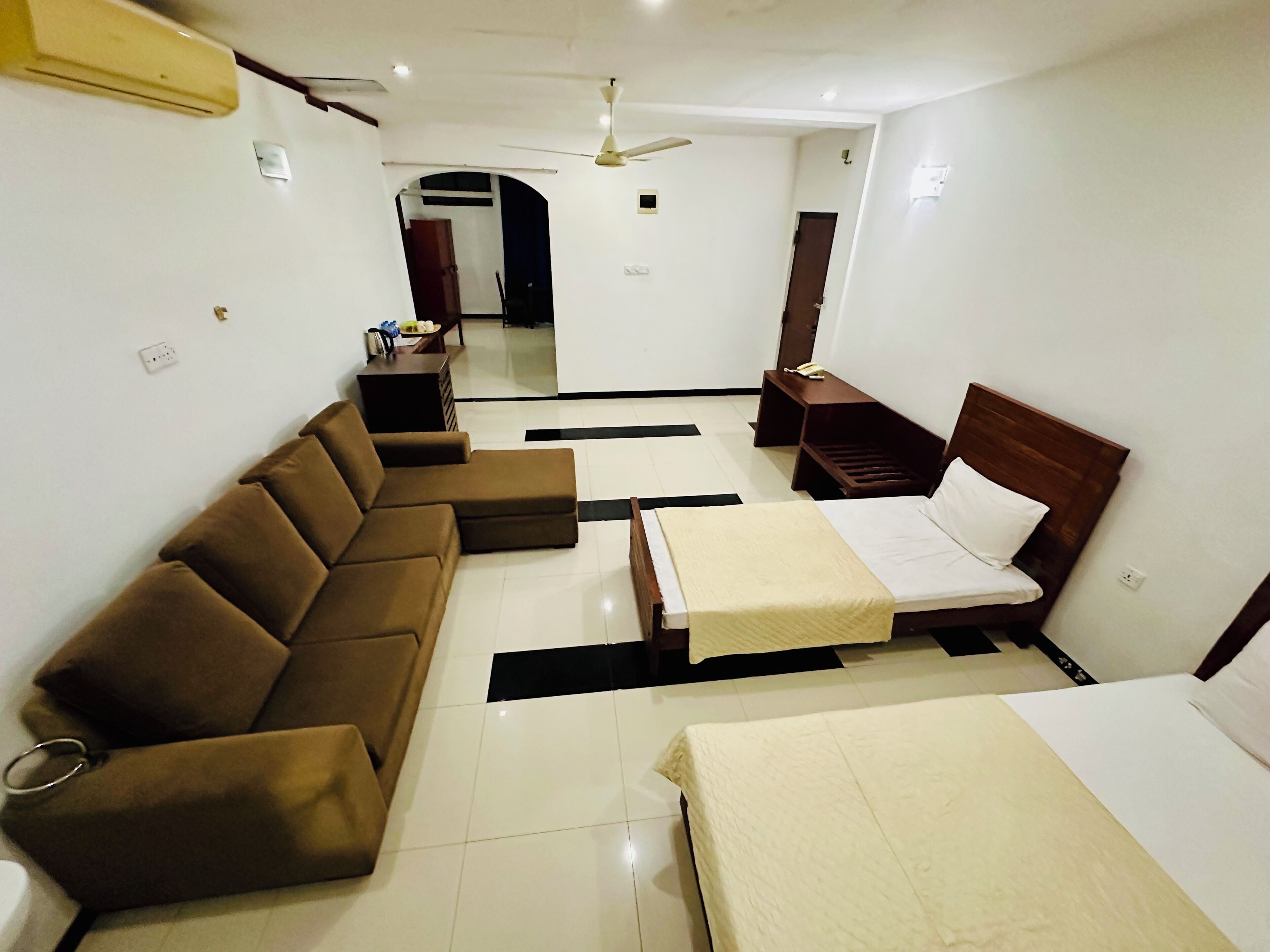 Family Suite | Desk, blackout drapes, iron/ironing board, WiFi (free)