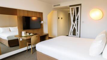 Individually furnished, desk, blackout curtains, soundproofing