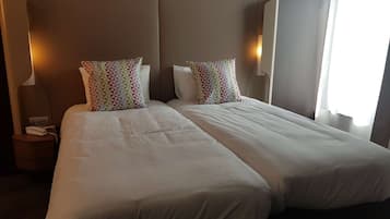 Individually furnished, desk, blackout drapes, soundproofing