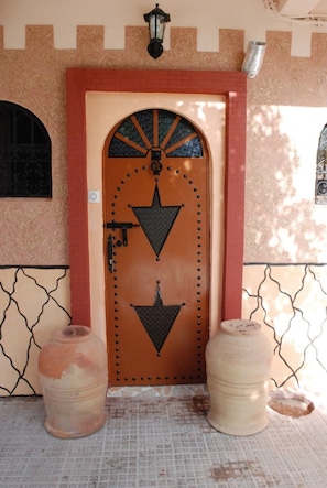 Entrada de la propiedad