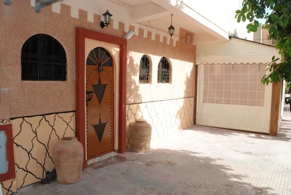 Entrada de la propiedad