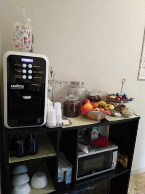 Selvbetjent frokost er inkludert hver dag