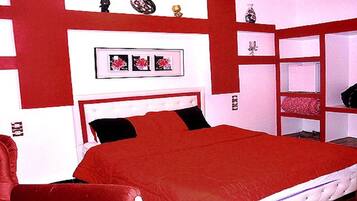 Blackout drapes, free cribs/infant beds, free WiFi, bed sheets