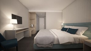 In-room safe, laptop workspace, soundproofing, iron/ironing board - Masa Hotel 5 de Outubro (Lisbon)