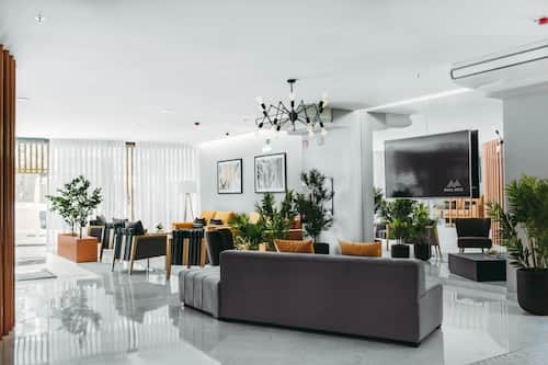 Lobby sitting area