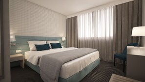 In-room safe, laptop workspace, soundproofing, iron/ironing board