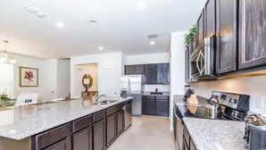 Villa, 6 Bedrooms | Private kitchen - Champions Gate Six-bedroom (Davenport)