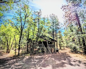 Exterior - Charming Log Cabin in Tall Pines w/ Large Deck (Pinetop-Lakeside)