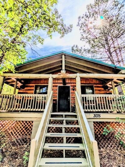 Charming Log Cabin in Tall Pines w/ Large Deck