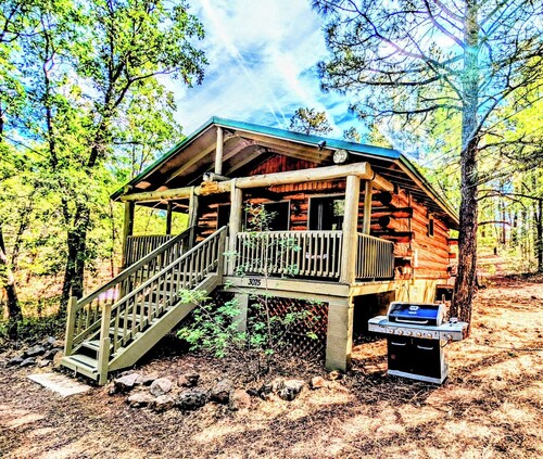 Charming Log Cabin in Tall Pines w/ Large Deck