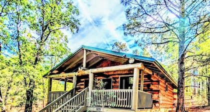 Charming Log Cabin in Tall Pines w/ Large Deck