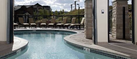 Indoor pool, outdoor pool