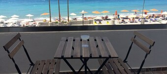 Amazing Aegean sunset view Beachfront apartment