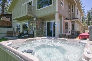 Hot Tub and patio.