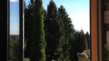 Blick von der Unterkunft