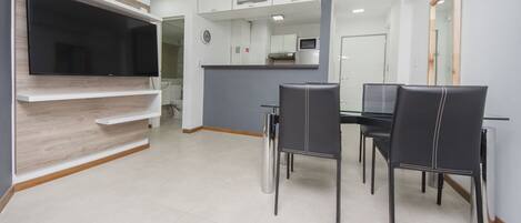 Apartment, Multiple Beds, Non Smoking | Living area | 32-inch LED TV with cable channels, TV