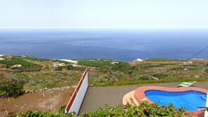 Outdoor pool - Private pool and sea views in Puntallana, La Palma (El Granel)
