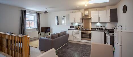 Huoneisto, 2 makuuhuonetta | Oleskelualue