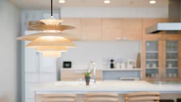 House 6 Bedroom Winter | Private kitchen | Full-size fridge, microwave, oven, stovetop