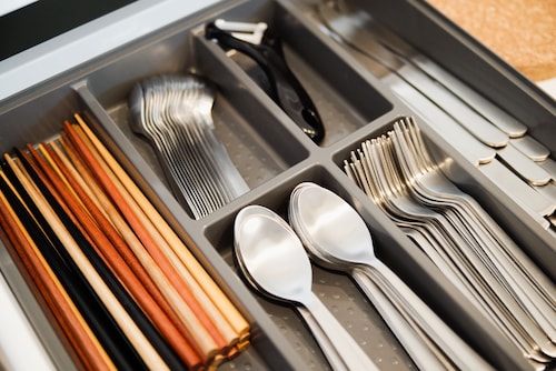 客室内のダイニングエリア