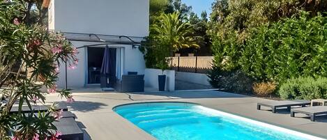 Una piscina climatizada