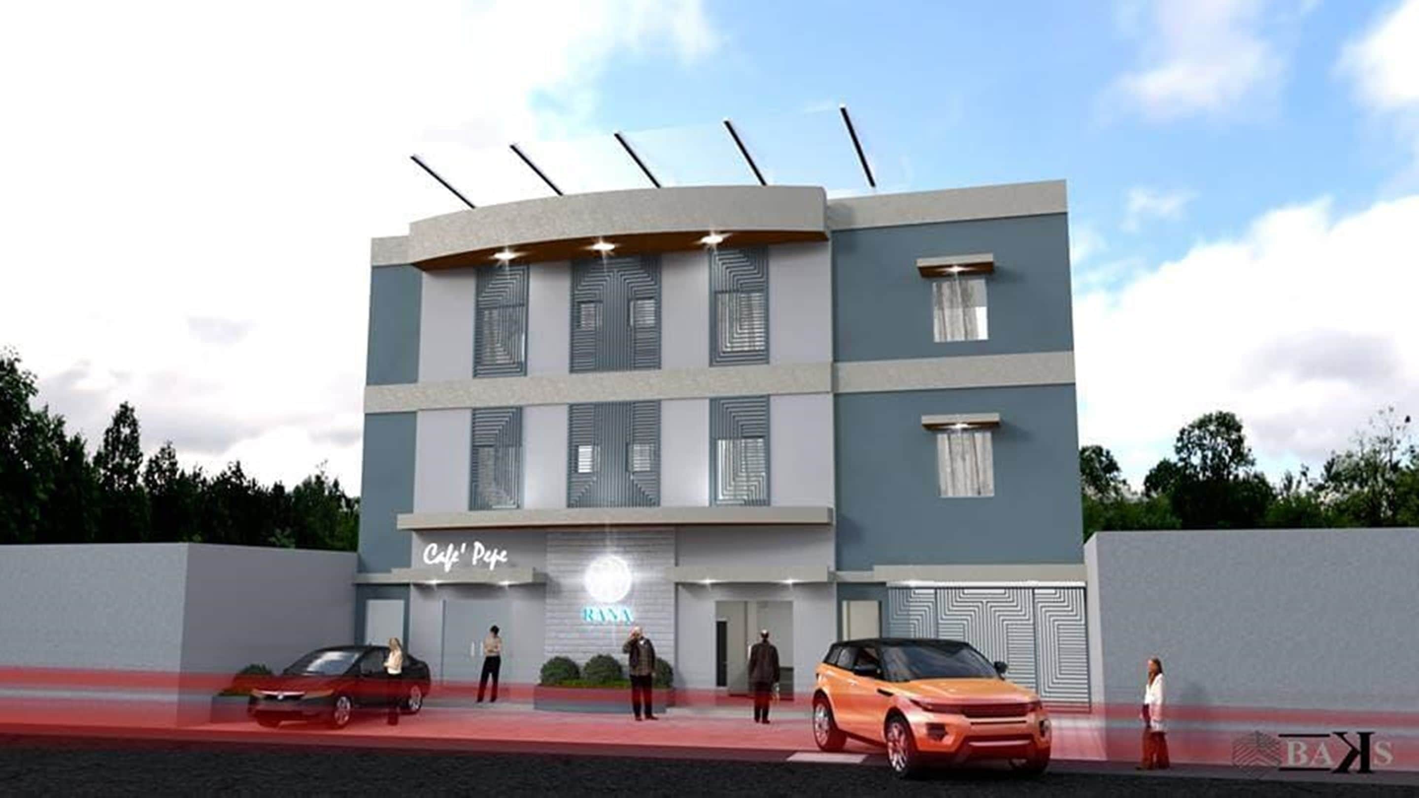 Mặt tiền nơi lưu trú