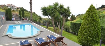 Beautiful large property with private heated pool