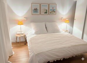 3 chambres, fer et planche à repasser, Wi-Fi gratuit