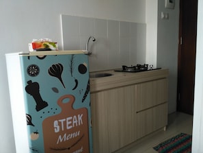 Appartement, 1 lit double | Coin cuisine privé | Réfrigérateur, plaque de cuisson