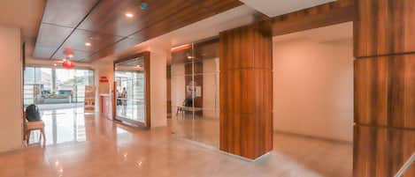Interior entrance