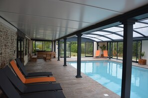 Piscine couverte, piscine chauffée