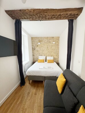 2 bedrooms, iron/ironing board, travel crib, WiFi