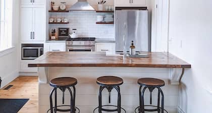 The Farm Home, newly restored historic farmhouse + boutique stay in Stowe.