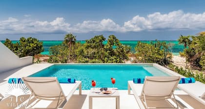 TC Villas -Villa Sandpebble -Grace Bay Beach, Smith's Reef, Turtle Cove Marina