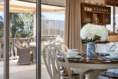 A cozy, inviting country retreat with a little modern flair.