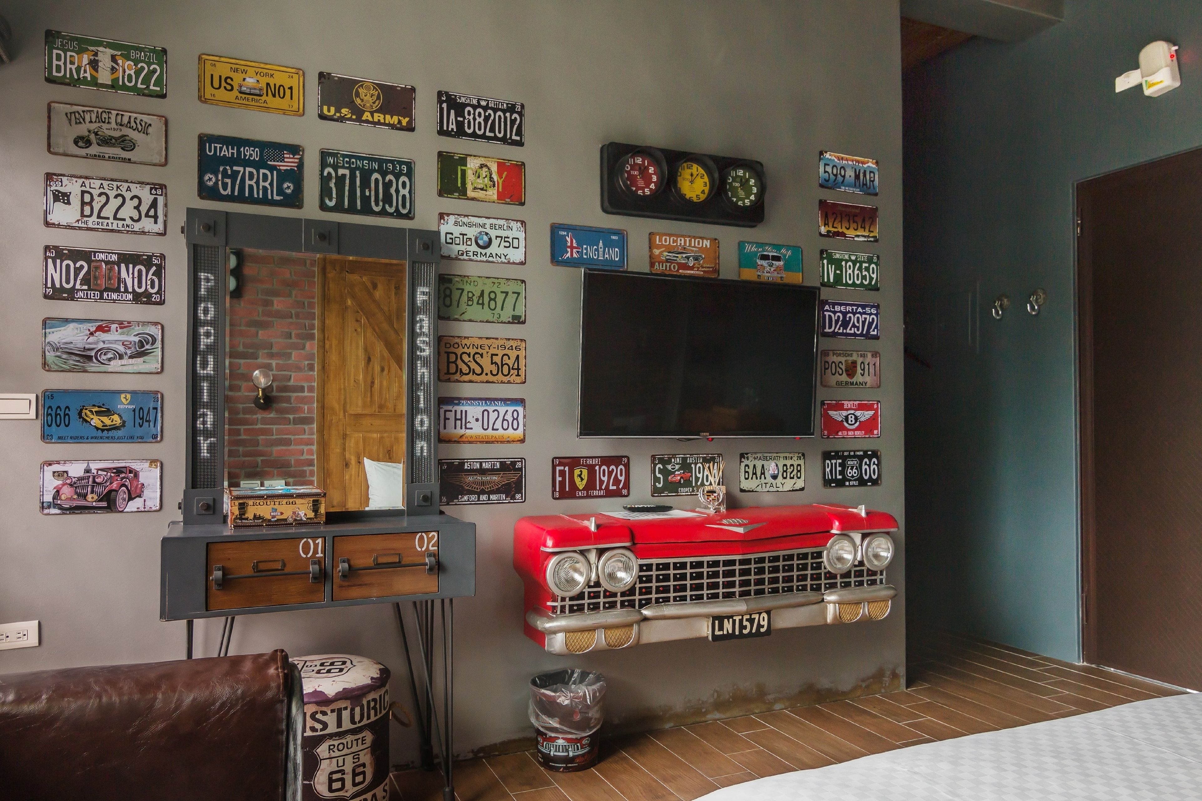 標準雙人房, 陽台 | 獨特裝潢、布置獨特、書桌、遮光布/窗簾