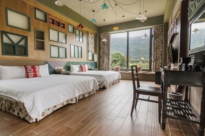 Quadruple Room, Balcony, Mountain View | View from room - The Dawn B&B (Ji'an)