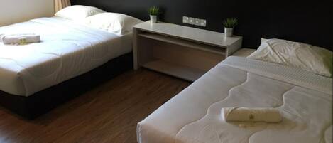 Free WiFi, bed sheets