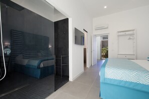 Departamento, 1 habitación (Blue) | 1 habitación, cunas, wifi gratis y ropa de cama