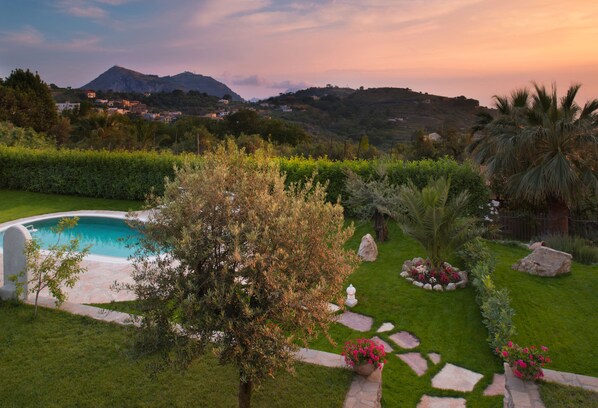 Blick von der Unterkunft