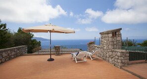 Villa, 3 chambres, vue mer | Terrasse/Patio