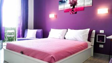 Chambre Triple, balcon