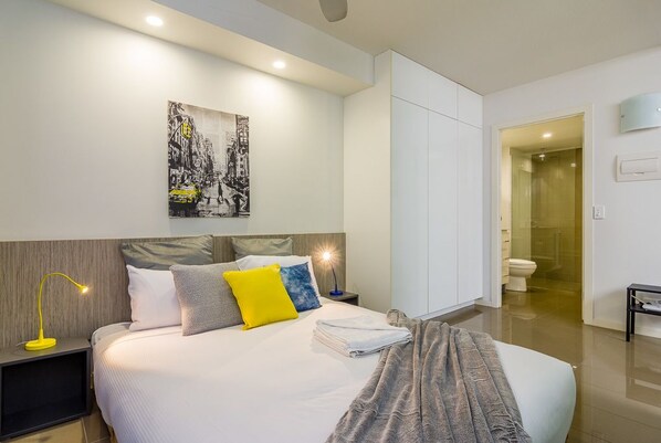 公寓, 1 間臥室 | 1 間臥室、熨斗/熨衣板、免費無線上網、床單