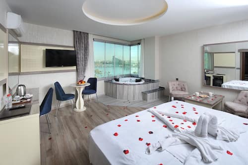 Deluxe-Studiosuite | 1 Schlafzimmer, italienische Bettbezüge von Frette