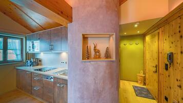 Superior-Apartment (Gipfelgleuck) | 1 Schlafzimmer, kostenlose Babybetten, Reisekinderbett, kostenloses WLAN