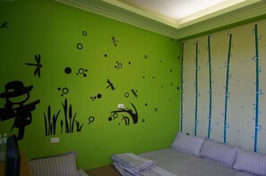 經典四人房, 2 張標準雙人床, 非吸煙房, 海景 | 書桌、遮光布/窗簾、免費無線上網、床單