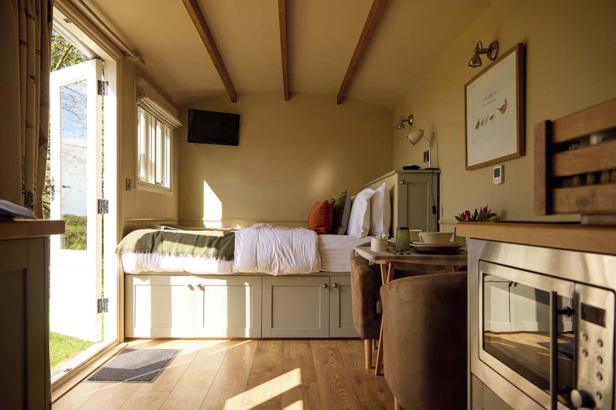 Hytte – exclusive | Oppholdsområde | Flatskjerm-TV og oppvarmet gulv