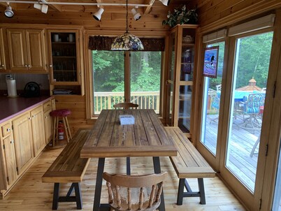 Private Lakefront Getaway With Amazing Views on Great Moose Lake - No Pets.
